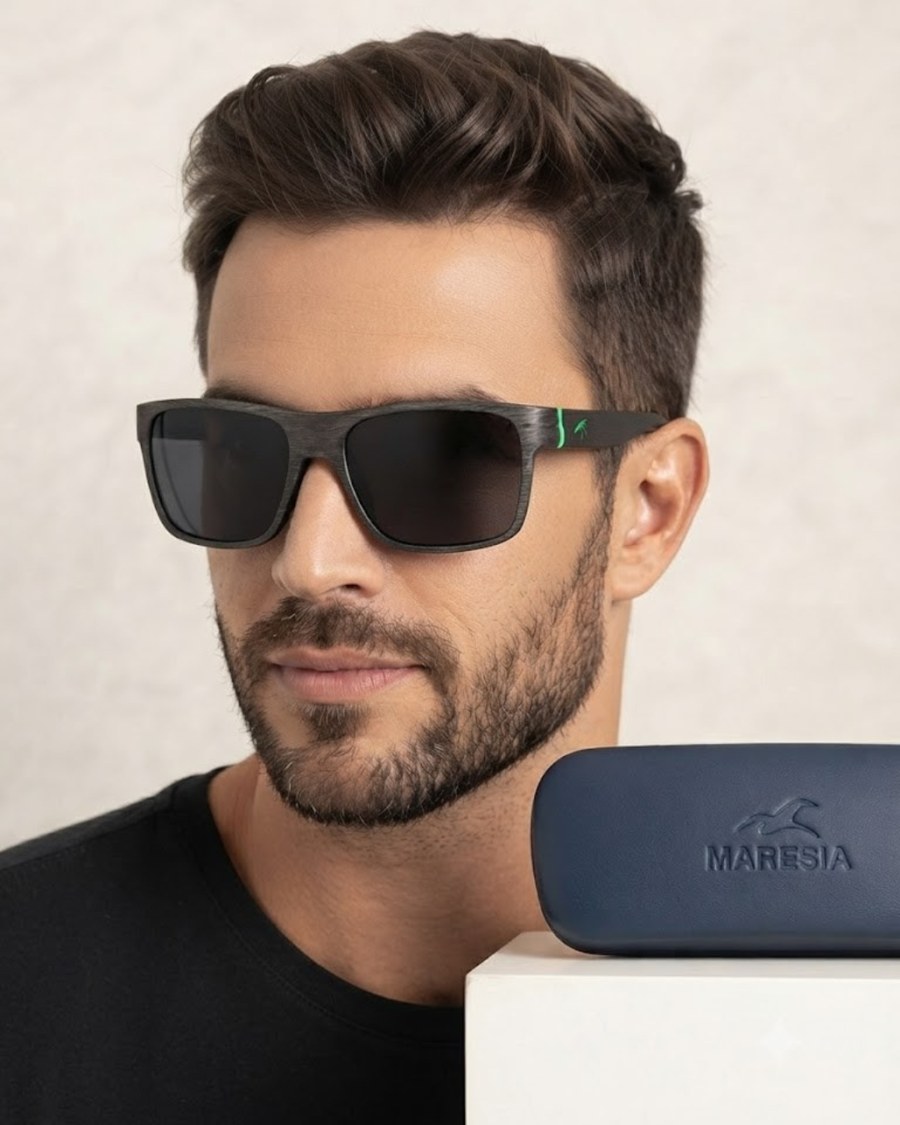 Óculos solar Maresia masculino armação de metal