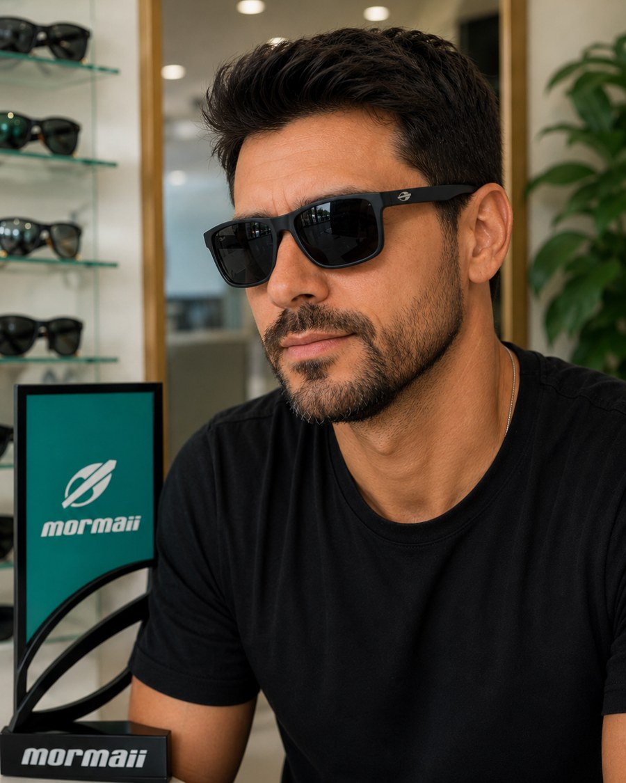 Óculos solar Mormaii masculino preto clássico