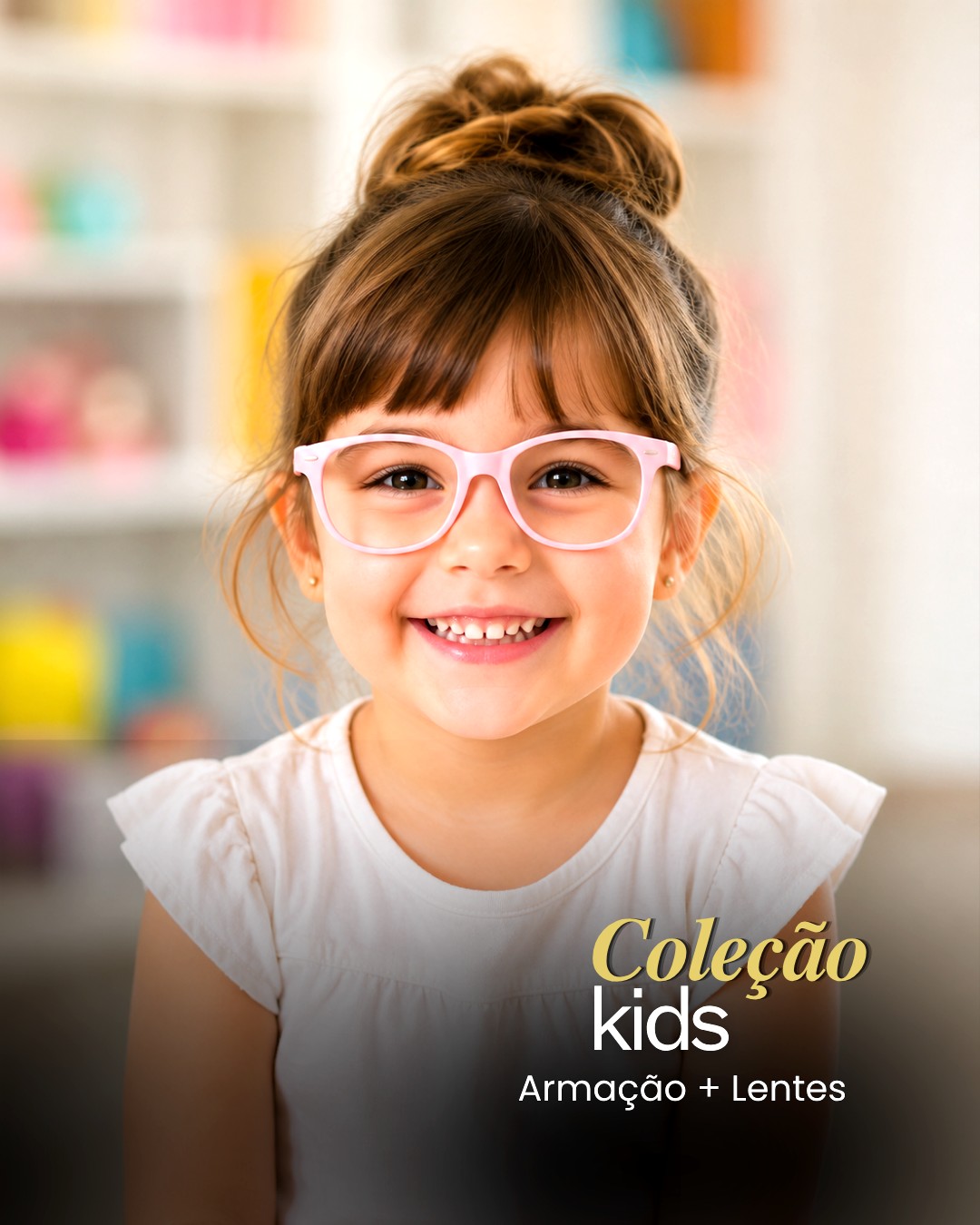Coleção infantil de óculos